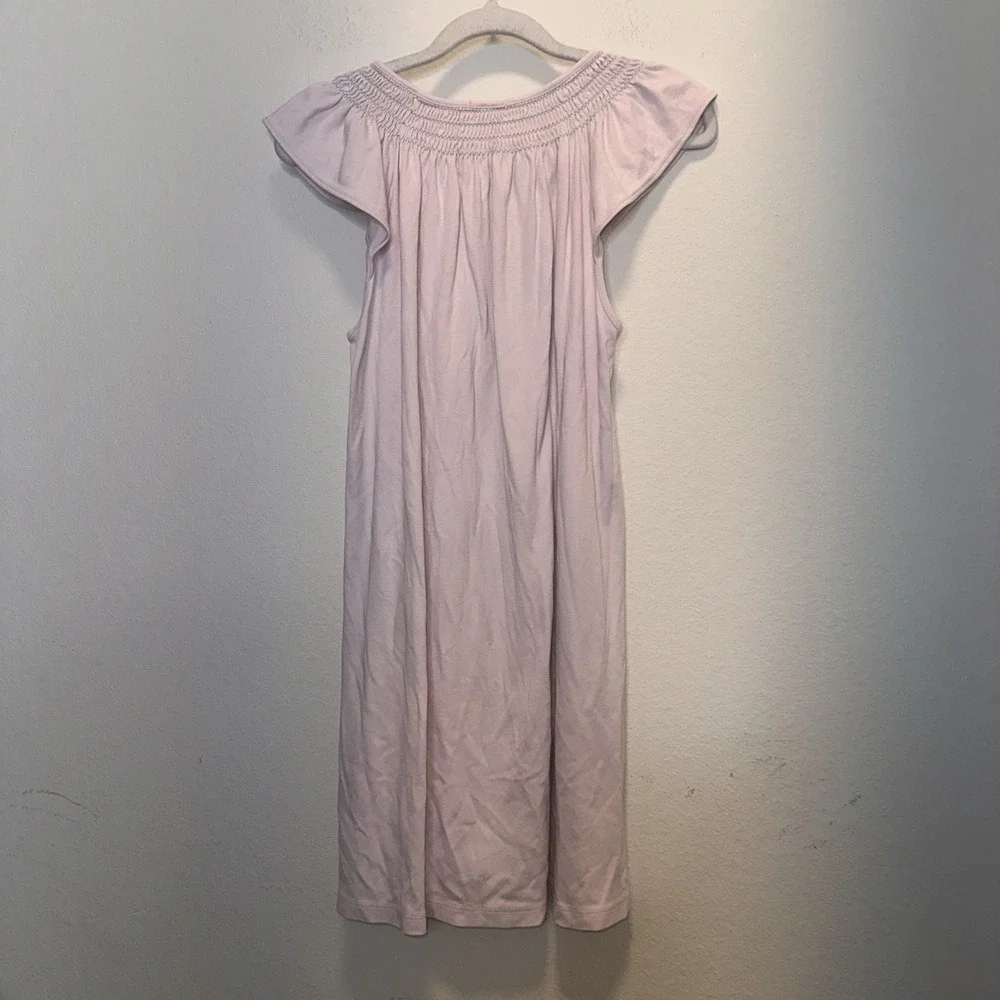 Lake Pima Cotton Light Pink Kids Girls‎ Size XXS Nightgown Dress Smocked Neck